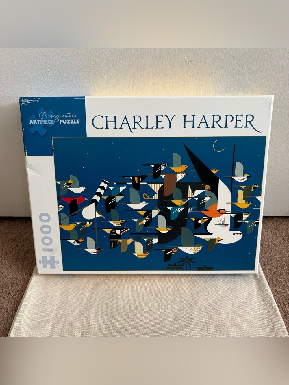 Pomegranate Charley Harper 1000 Mystery of the Missing Migrants Jigsaw Puzzle